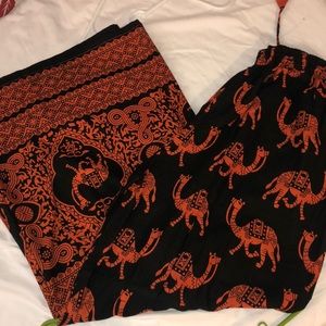Wide leg pants from India